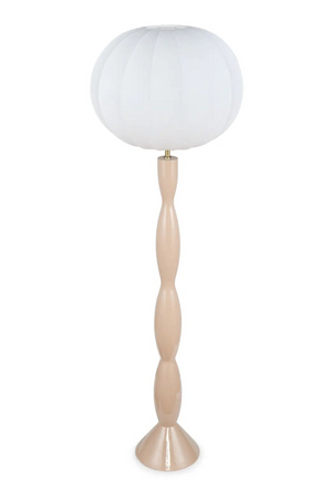 Beige Fiberglass Base Floor Lamp | NV Gallery Honiri | Oroa.com