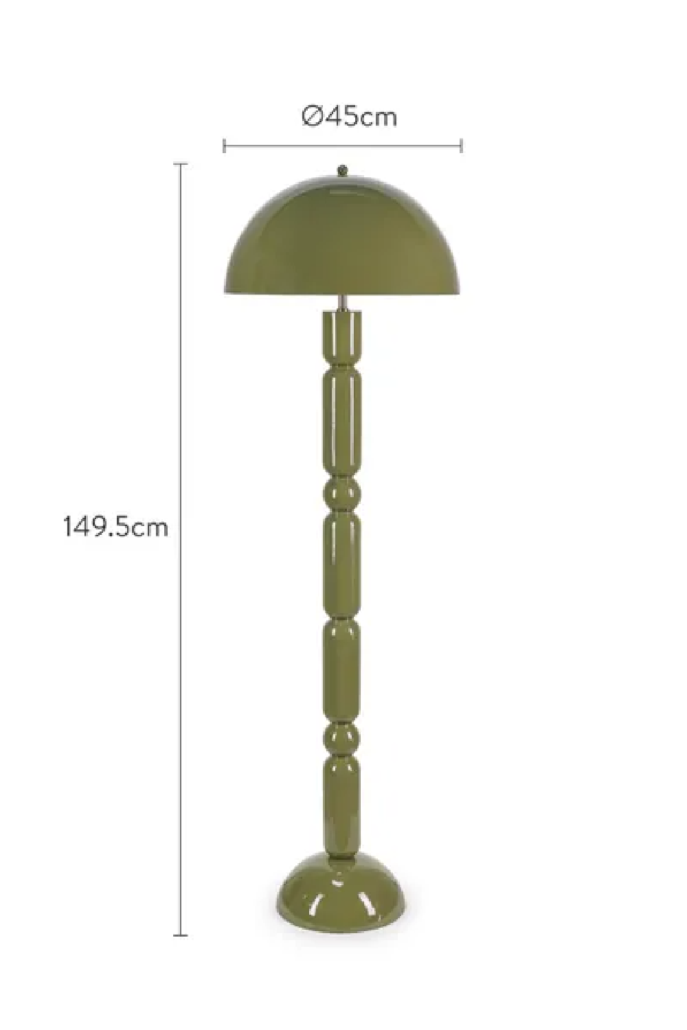 Glossy Dome Floor Lamp | NV Gallery Montana