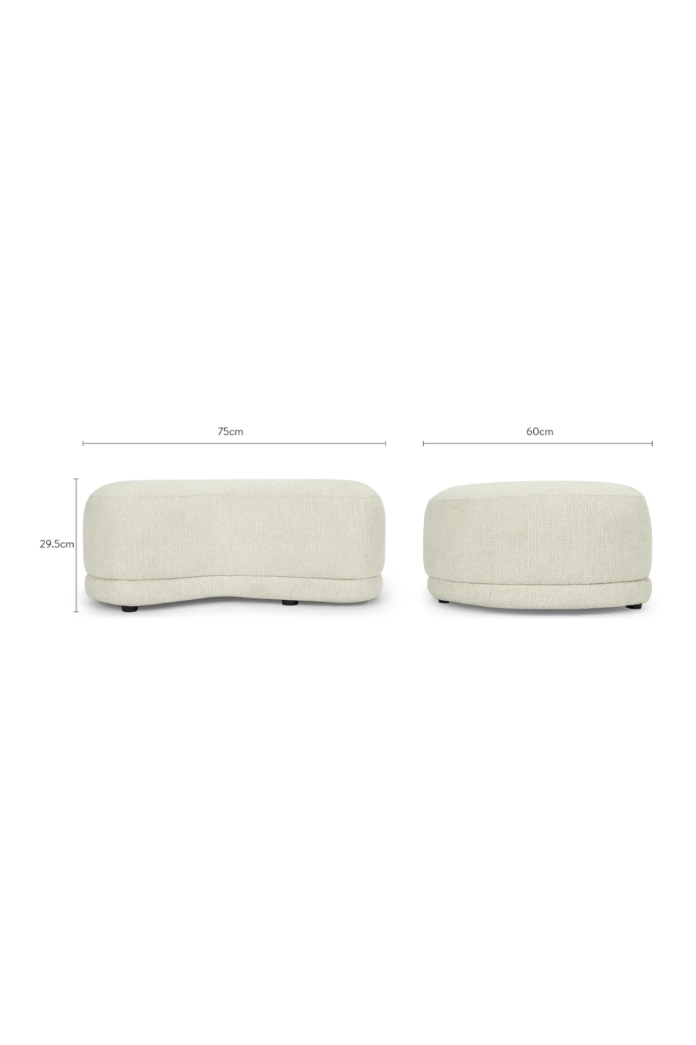 Beige Cotton Children's Bench | NV Gallery Enzo Mini | Oroa.com
