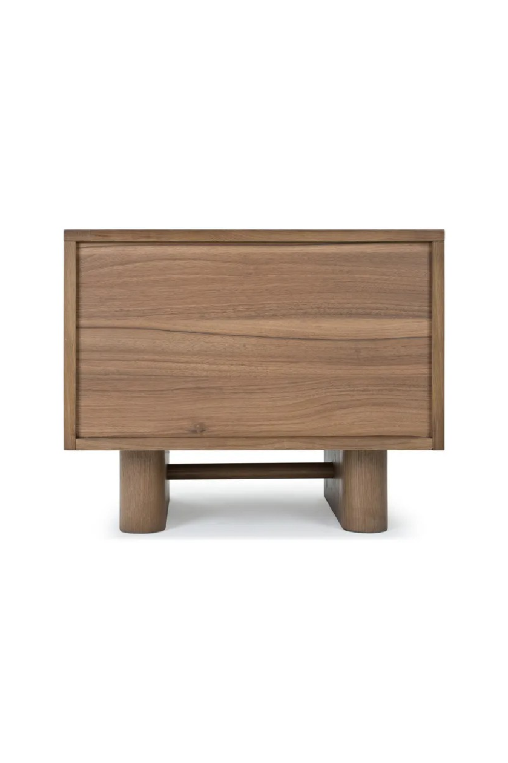 Walnut-Stained 2-Drawer Bedside Table | NV Gallery Cooper