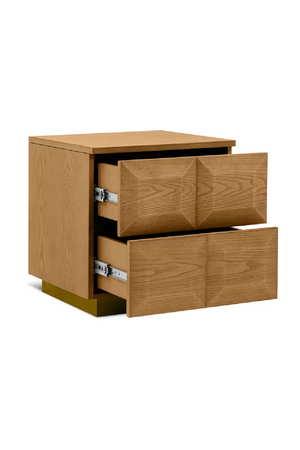 2-Drawer Wooden Bedside Table | NV Gallery Stamford | Oroa.com