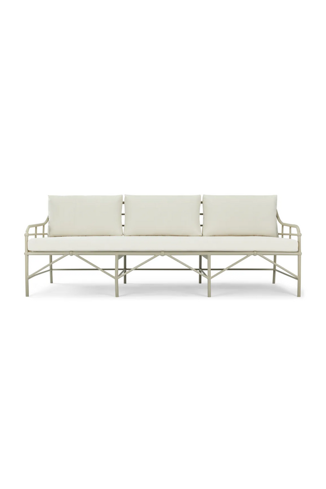 White Outdoor 3-Seater Sofa | NV Gallery Amalfi | Oroa.com
