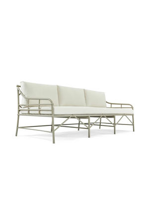 White Outdoor 3-Seater Sofa | NV Gallery Amalfi | Oroa.com