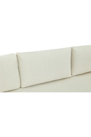 White Outdoor 3-Seater Sofa | NV Gallery Amalfi | Oroa.com