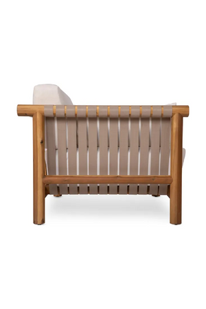 Solid Acacia Padded Outdoor Armchair | NV Gallery Bexley | Oroa.com