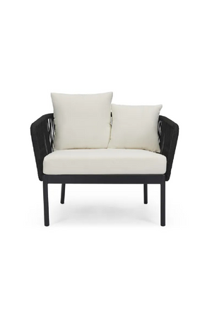 Black Rope Outdoor Armchair | NV Gallery Santa Monica | Oroa.com