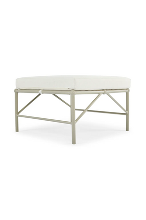 Taupe Metal Outdoor Stool | NV Gallery Amalfi | Oroa.com