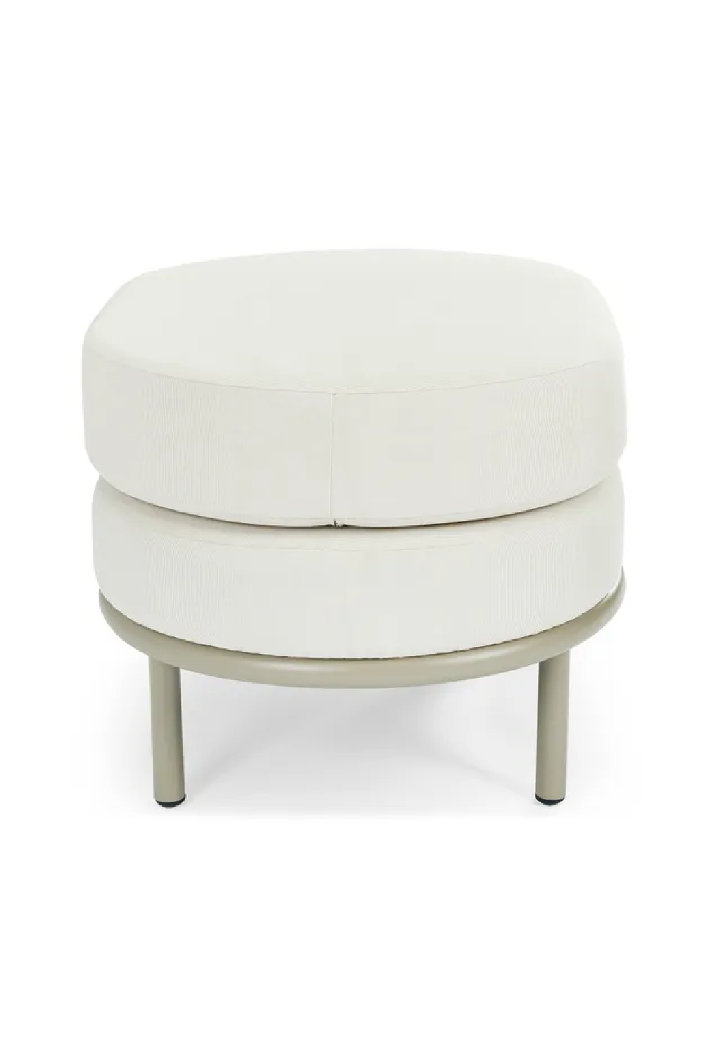 Oval Cushioned Outdoor Pouf | NV Gallery Florentino | Oroa.com