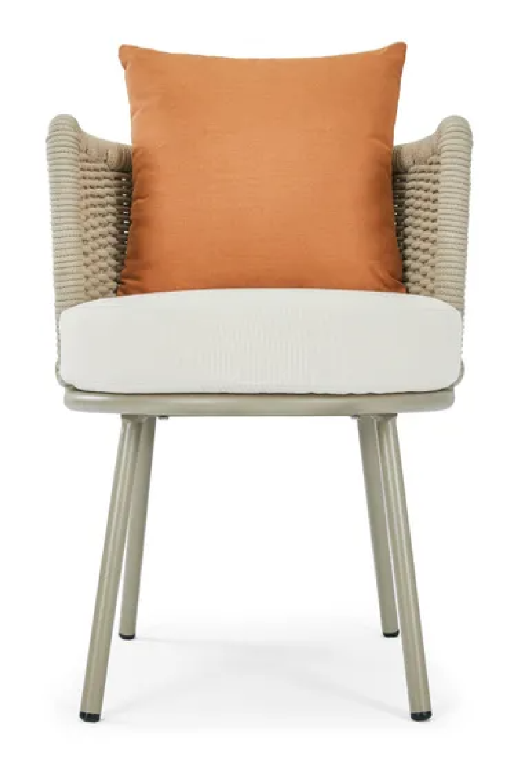 Taupe Curved Outdoor Dining Chair | NV Gallery Florentino | Oroa.com