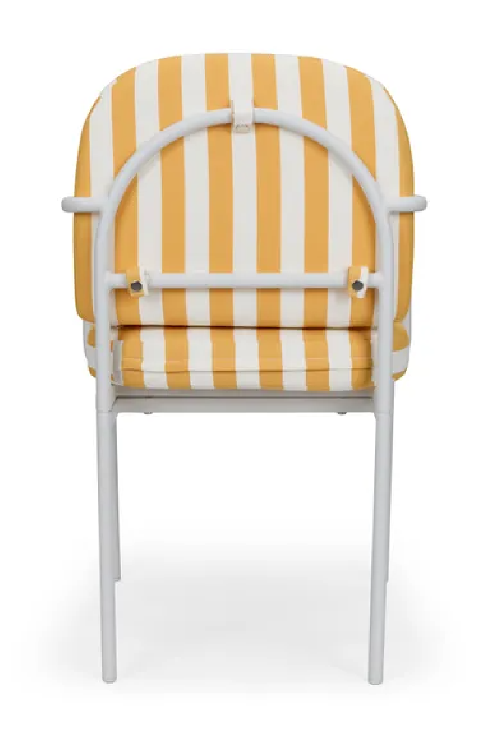 Yellow Stripes Outdoor Dining Armchair | NV Gallery Lampedusa | Oroa.com