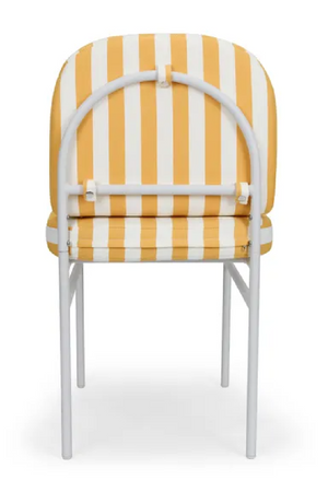 Yellow Stripes Outdoor Dining Chair | NV Gallery Lampedusa | Oroa.com