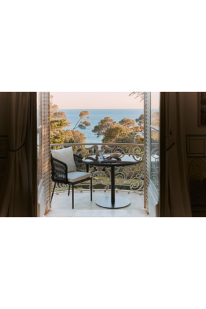 Black Rope Outdoor Chair | NV Gallery Santa Monica