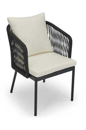 Black Rope Outdoor Chair | NV Gallery Santa Monica