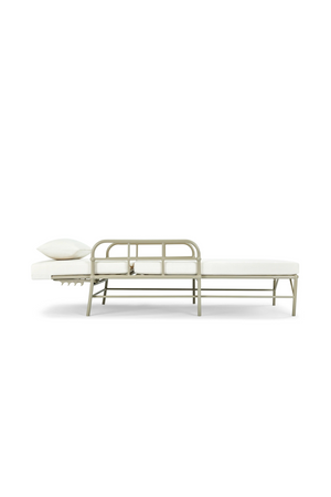 White Padded Sun Lounger | NV Gallery Amalfi | Oroa.com