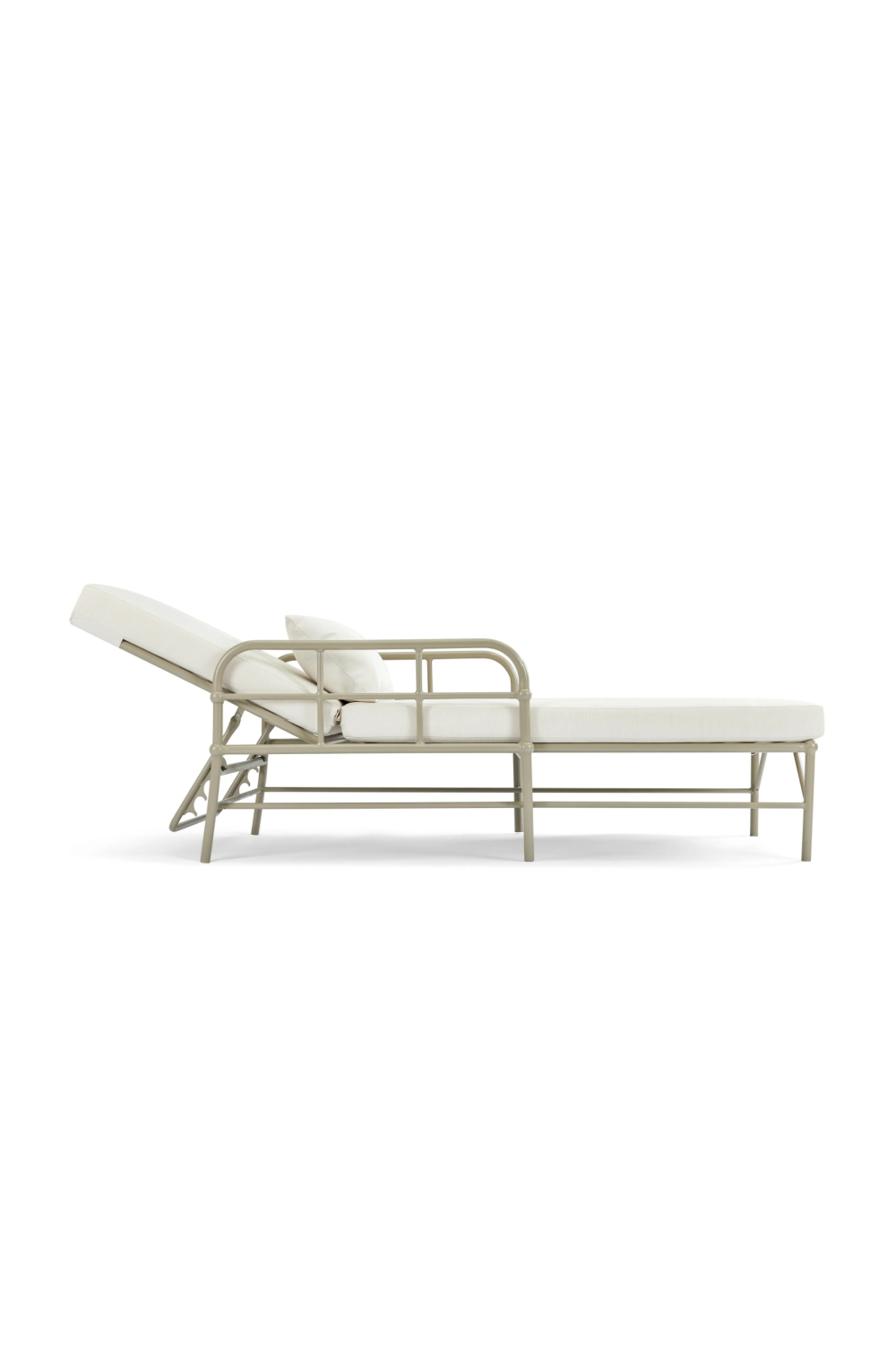 White Padded Sun Lounger | NV Gallery Amalfi | Oroa.com