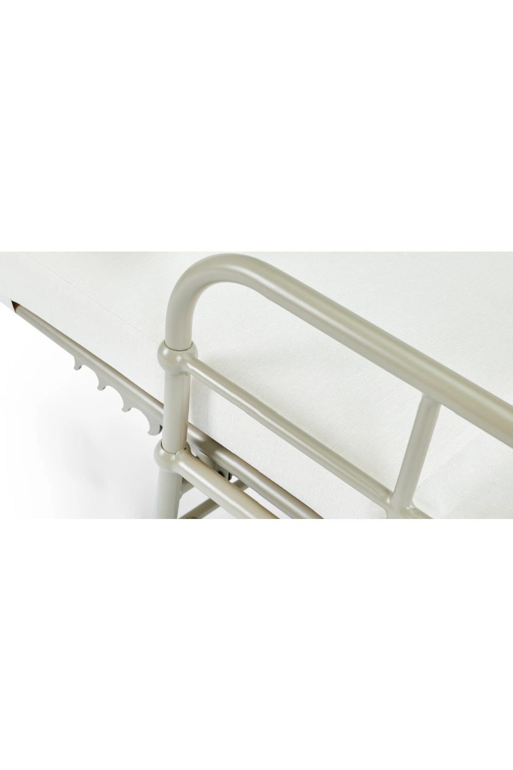 White Padded Sun Lounger | NV Gallery Amalfi | Oroa.com