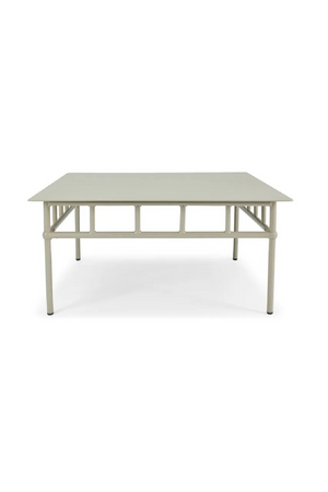 Taupe Metal Outdoor Coffee Table | NV Gallery Amalfi | Oroa.com