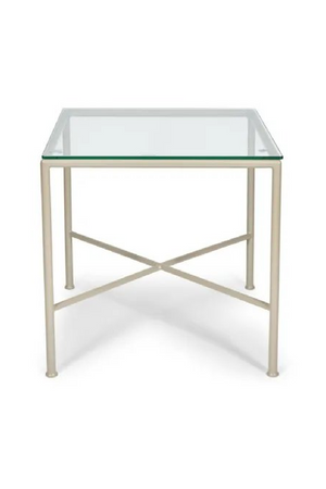 Square Glass Outdoor Side Table | NV Gallery Bel Air | Oroa.com