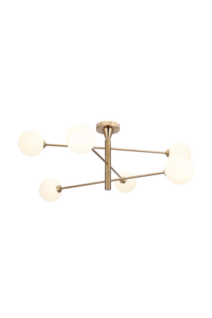 Gilded Iron Stem Pendant Lamp | NV Gallery Cassius