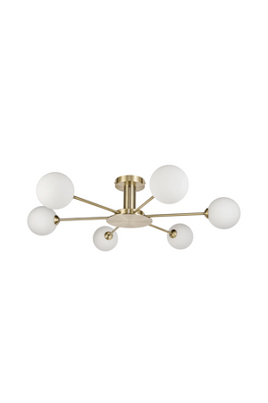 6-Glass Globes Pendant Lamp | NV Gallery Gray | Oroa.com