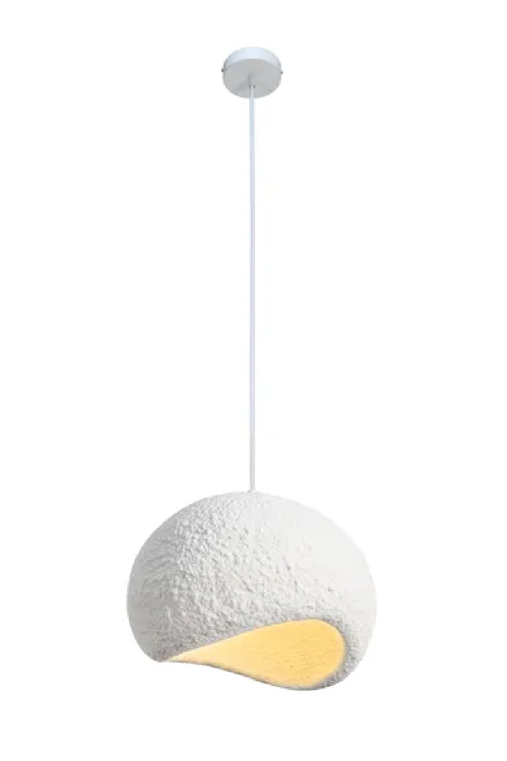 White Textured Pendant Lamp | NV Gallery Minorque | Oroa.com