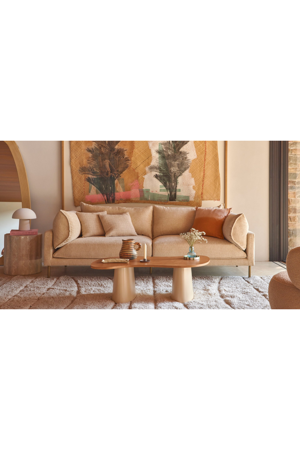 White Fringed Rug | NV Gallery Solan | Oroa.com