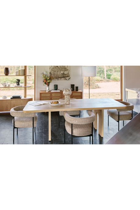 Natural Wooden Dining Table | NV Gallery Danbury | Oroa.com