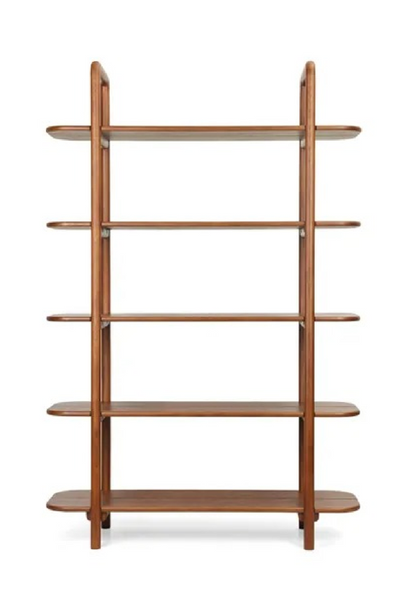 Japandi Walnut Bookcase | NV Gallery Ashaki | Oroa.com