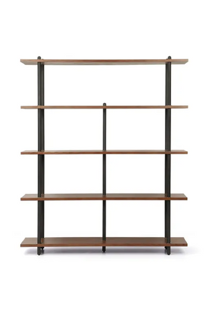 Walnut Wood Bookcase | NV Gallery Hawking | Oroa.com