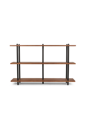 Walnut Open Bookcase | NV Gallery Hawking | Oroa.com
