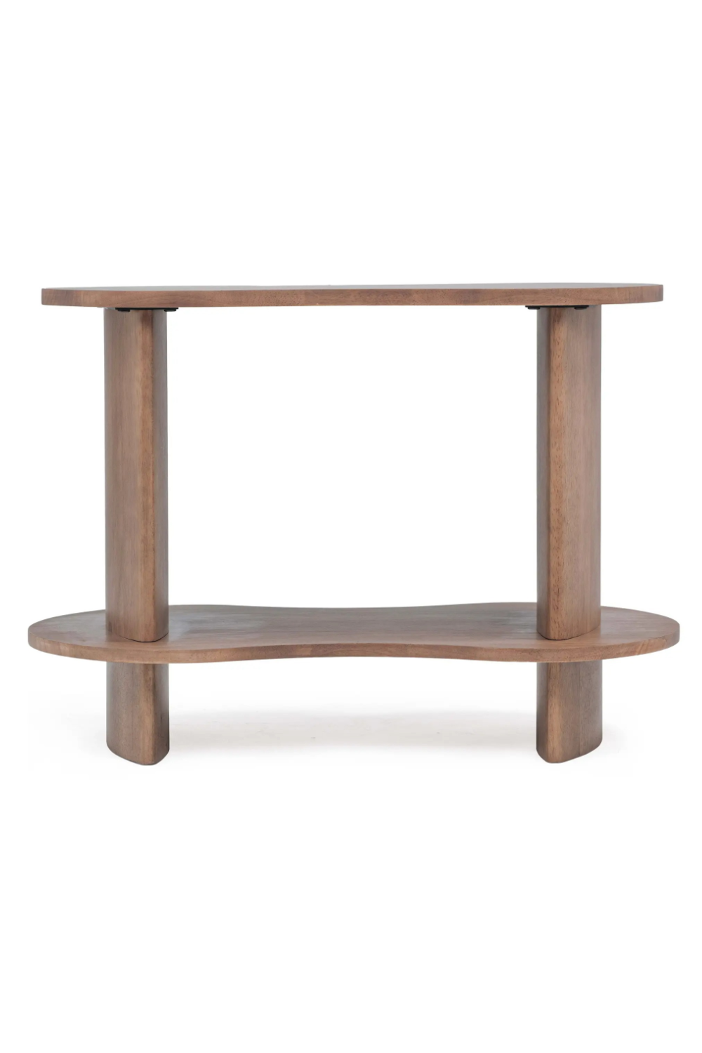 Solid Rubberwood 2-Layer Shelf | NV Gallery Infinito | Oroa.com