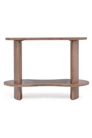 Solid Rubberwood 2-Layer Shelf | NV Gallery Infinito | Oroa.com