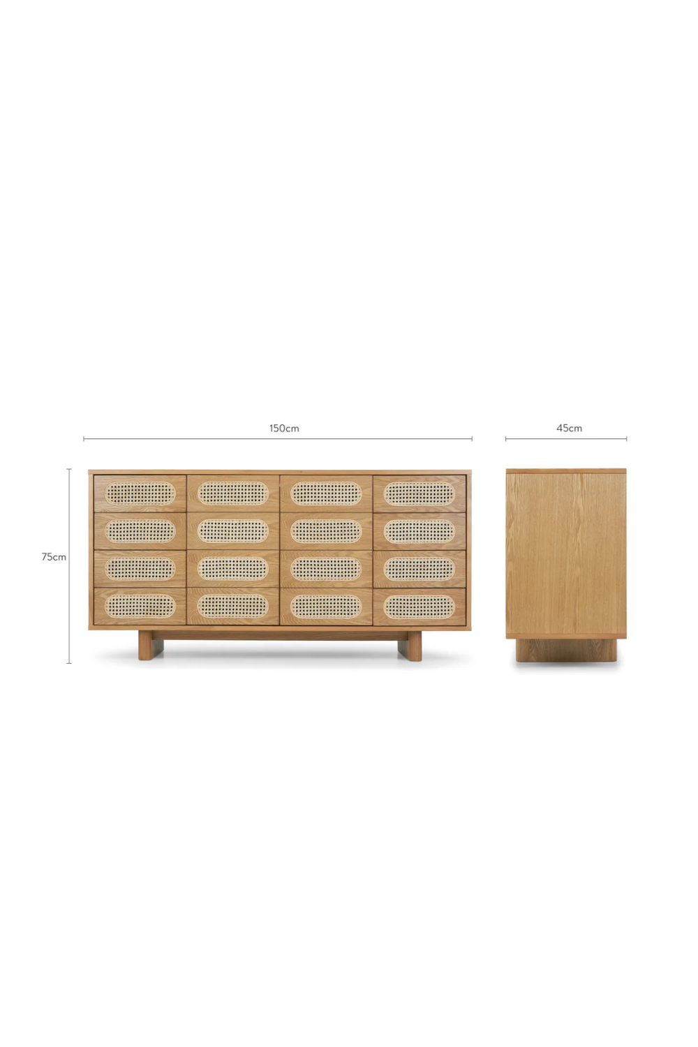 Cane 8-Drawer Sideboard | NV Gallery Mayfair | Oroa.com