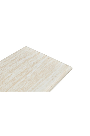 Layered Base Travertine Side Table | NV Gallery Artemis | Oroa.com