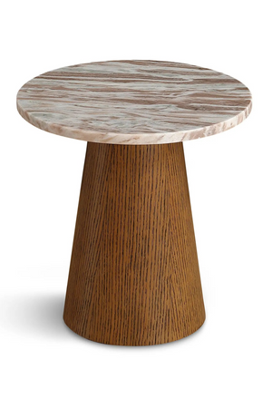 Round Marble Side Table | NV Gallery Avila | Oroa.com