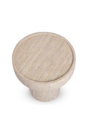 Round Fiberglass Side Table | NV Gallery Calypso | OROA.com