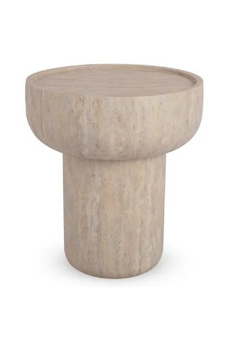 Round Fiberglass Side Table | NV Gallery Calypso | OROA.com