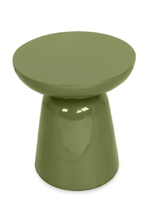 Glossy Sculptured Side Table | NV Gallery Cersei | Oroa.com