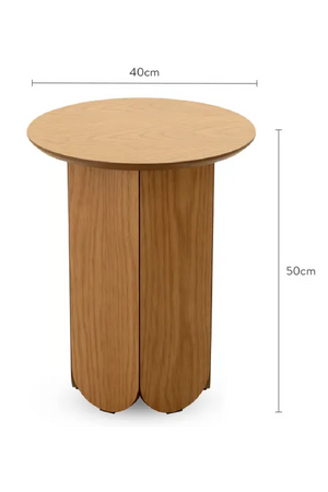 Wooden Round Side Table | NV Gallery Fushimi | Oroa.com