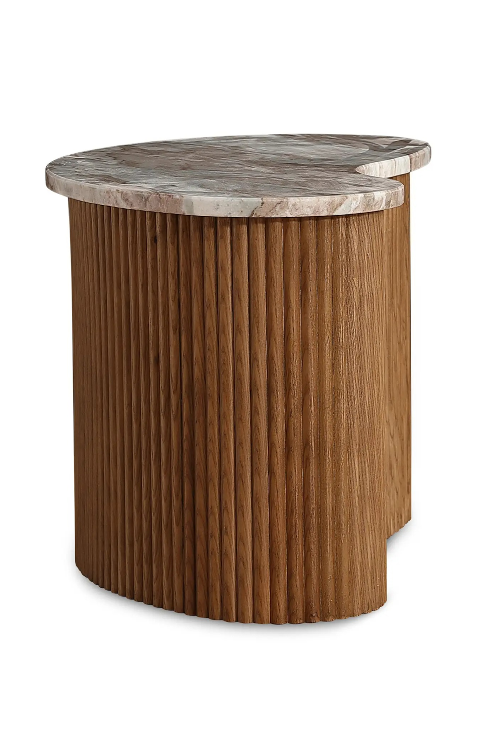 Red Marble Side Table L | NV Gallery Isleta | Oroa.com