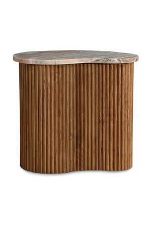 Red Marble Side Table S | NV Gallery Isleta | Oroa.com