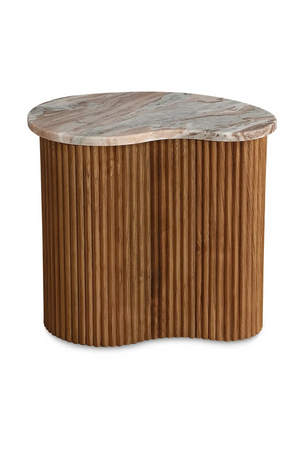 Red Marble Side Table S | NV Gallery Isleta | Oroa.com