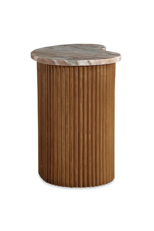 Red Marble Side Table S | NV Gallery Isleta | Oroa.com