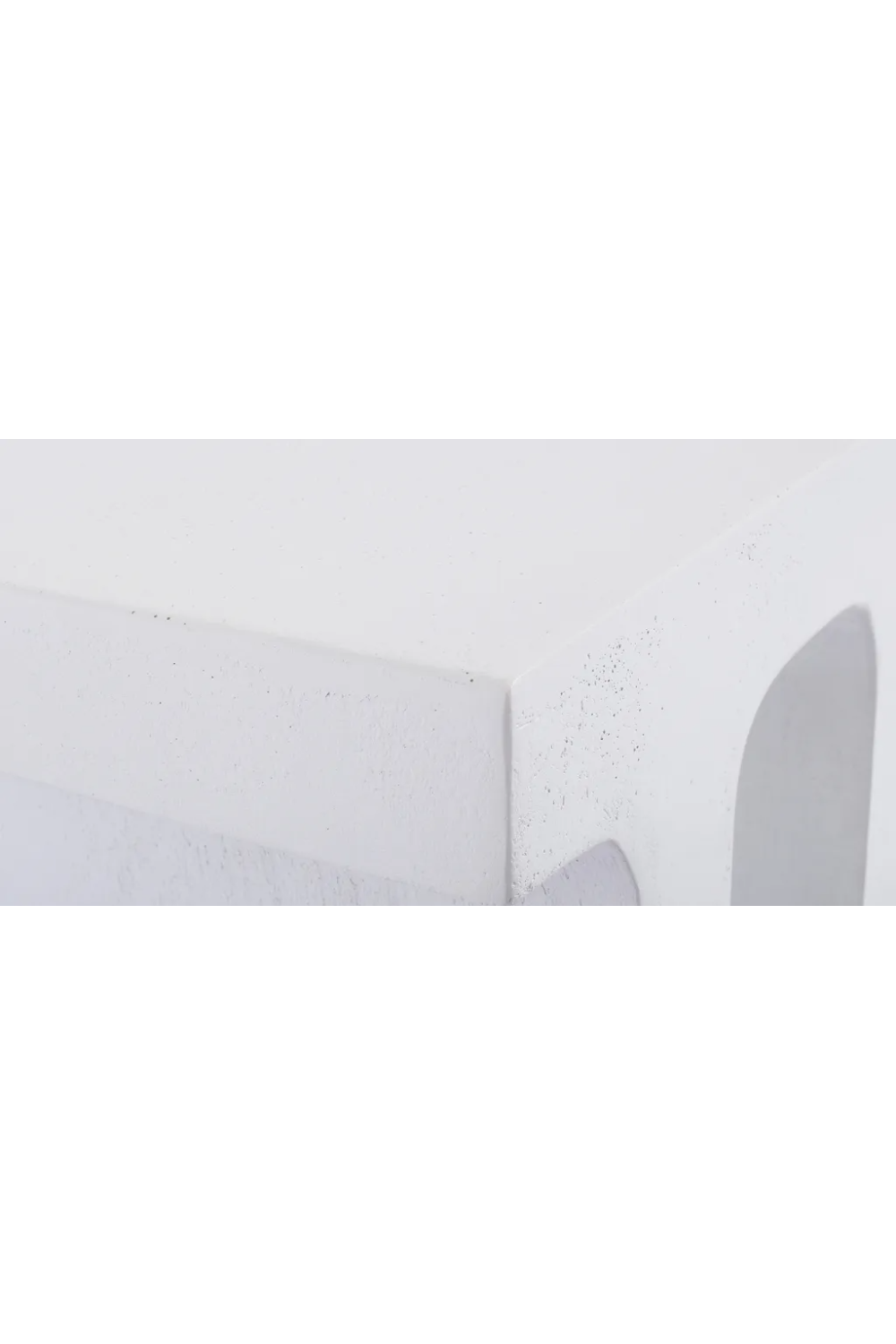 White Fiberglass Indoor/Outdoor Side Table | NV Gallery Ithaque | Oroa.com