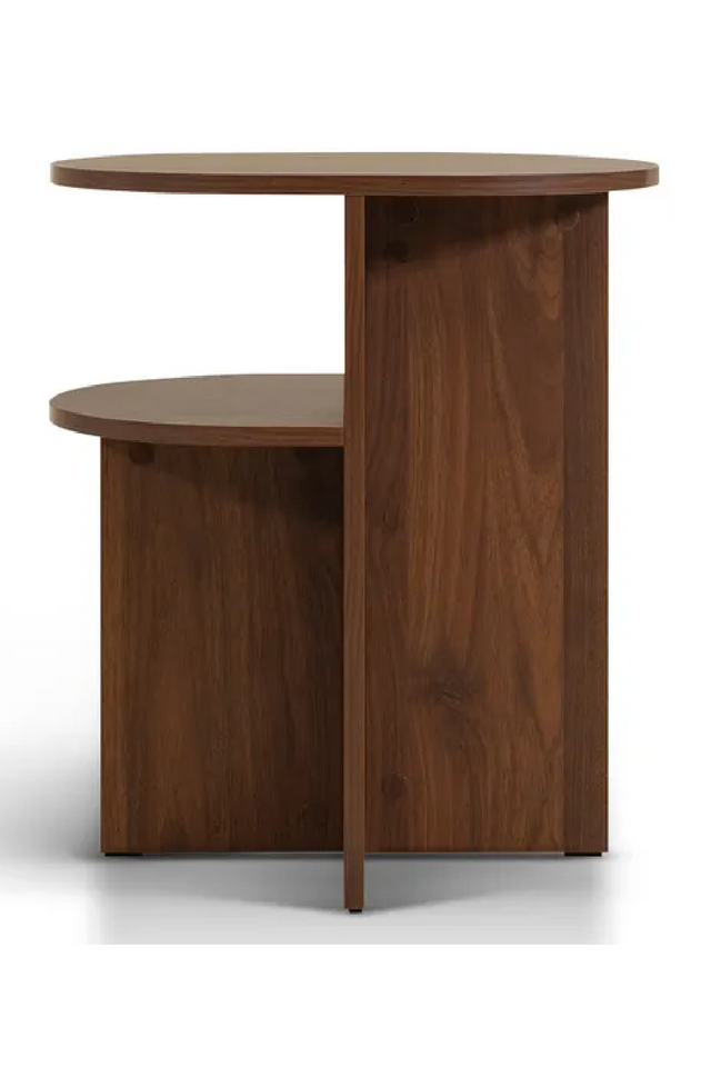 2-Layer Oval Bedside Table | NV Gallery Kyoto | Oroa.com