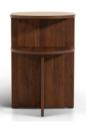 2-Layer Oval Bedside Table | NV Gallery Kyoto | Oroa.com