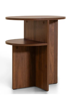 2-Layer Oval Bedside Table | NV Gallery Kyoto | Oroa.com