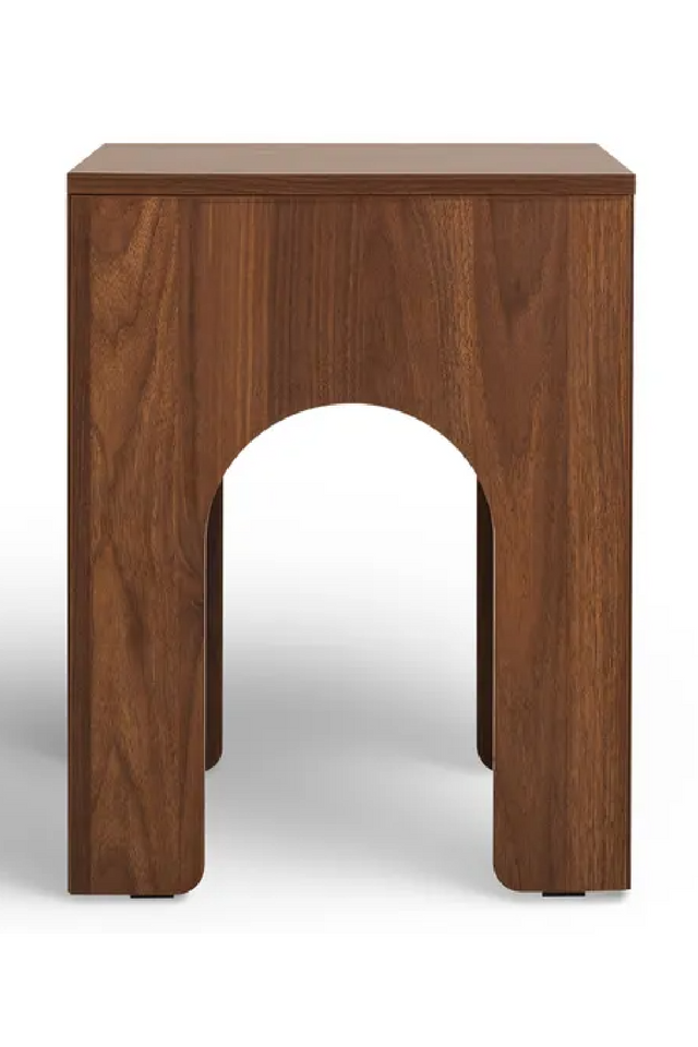 Arch Motif Wooden Side Table | NV Gallery Torii | Oroa.com