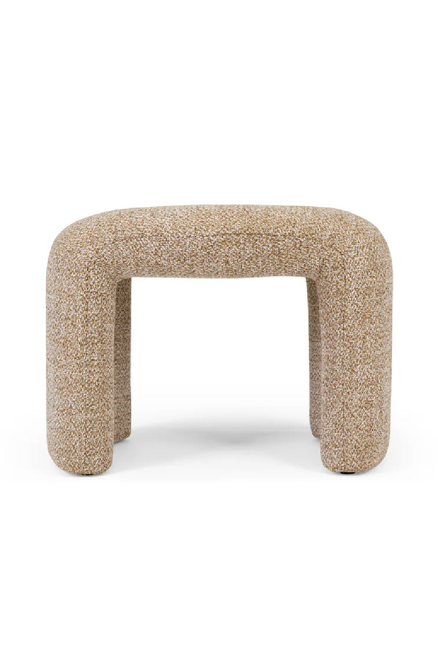 Speckled Yellow Upholstered Stool | NV Gallery Austin | Oroa.com