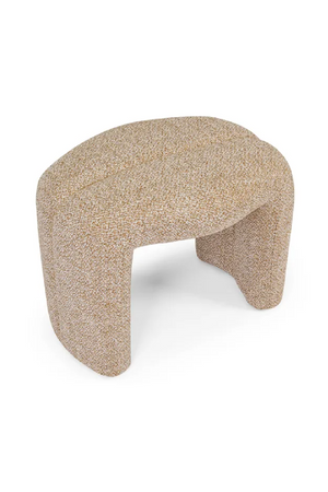 Speckled Yellow Upholstered Stool | NV Gallery Austin | Oroa.com